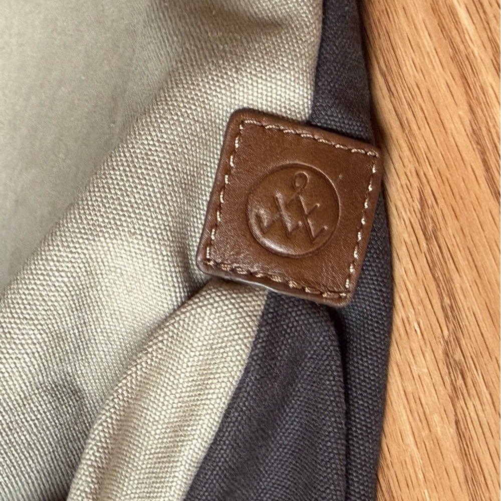 Alternative Apparel Cotton Shopper Tote Bag Canvas Duck Leather Tabs - Picture 12 of 13